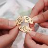 Men Women Inlaid Rhinestone BFF Pendant Best Friend Friendship Necklace Sun Moon Cloud Star