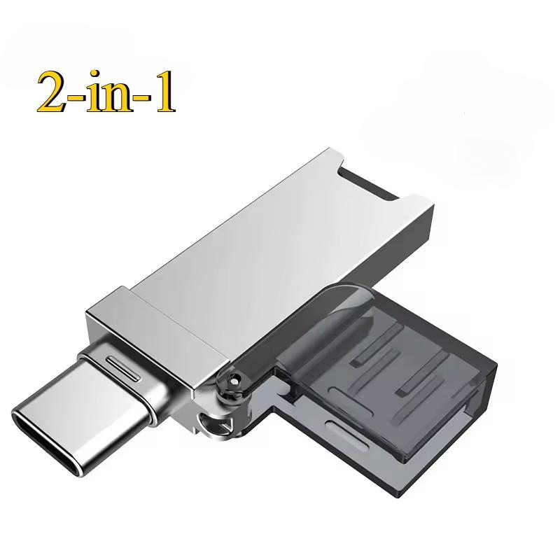 USB / Type C Micro SD TF Memory Card Reader OTG Adapter for Iphone 15 for Samsung for Xiaomi Redmi Huawei