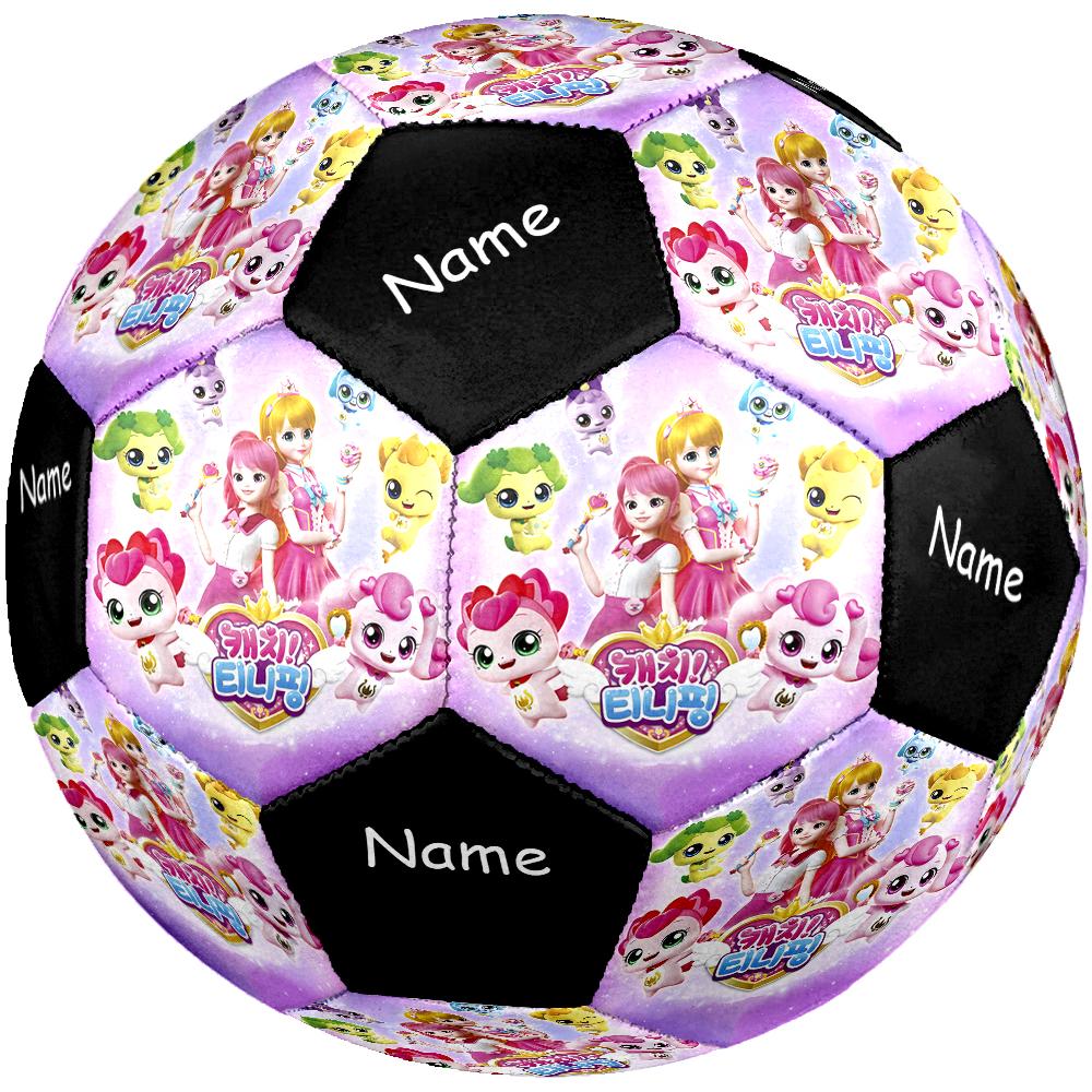 Custom Name Twinkle Catch Teenieping Theme Size 5 Soccer Ball, Suitable for Both Indoor and Outdoor Matches, a Gift Suitable for Everyone.