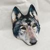 Realistic Animal Wolf Face Mask EVA Texture Ensuring Comfort Suitable for Halloween Carnival Costume Parties Wear