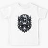 Gothic Rocker Girl Kids T-Shirt