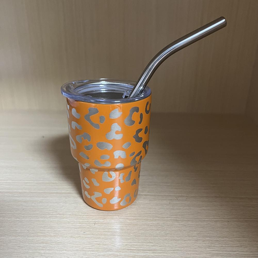 1 Piece 2oz Mini Portable Stainless Steel Coffee Juice Hot And Cold Drinking Cup Suitable For Bar Travel And Camping