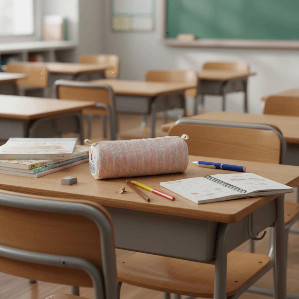 Soft Material Pencil Bag Floral Pattern Pencil Case Creative Pattern Pen Pouch School Stationery