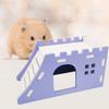 Yousheng Hamster Villa with Ladder Ventilated Entertainment Venues Small Animal Hideout House for Golden Bear Rat