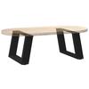 Vidaxl Coffee Table Legs, 2 Pcs, Black, 50X(30-31) Cm, Steel