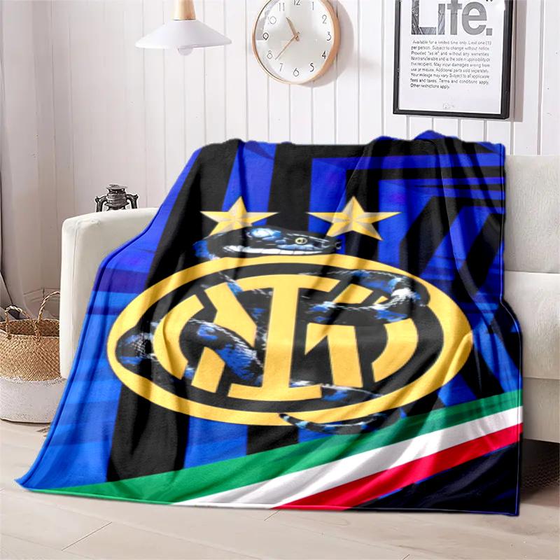 Famous F.C. Internazionale Milano football player Lautaro Martínez blanket Soft four season home bed office travel outdoor warm blanket L10