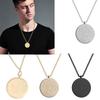 Elegant Arabic Calligraphy Necklace with Ayatul Kursi Pendant Stainless Steel Clavicle Chain Jewelry for Men and Women