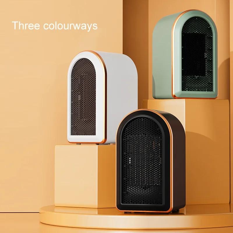 Electric Air Heater Hot Blower Portable Desktop Fan Stove Warm Mini Radiator  Office Room Warmer for Winter Low Consumption