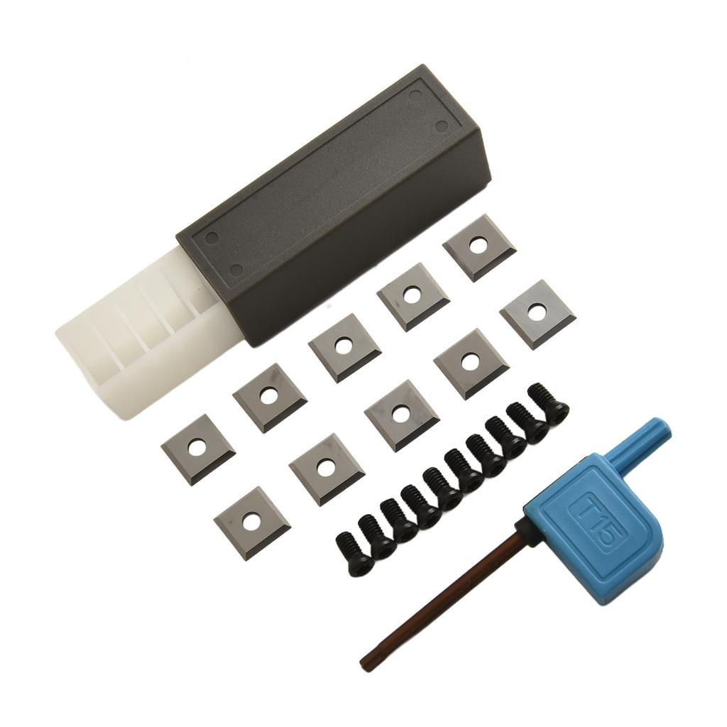 Hartmetall-Wechselplatten Zehnerpack (Quadratische Form) für Hohe Leistung Für Holzbearbeitung und CNC-Router-Einsatz