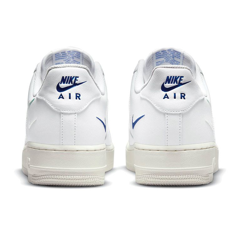 Nike Air Force 1 Low Multi-Swoosh Men Sneakers White Game-Royal University-Red DM9096-101