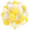12inch 60pcs multi-color latex balloon set with confetti, suitable for weddings, birthdays, pop parties, bridal showers
