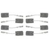 Efficient Replacement Carbon Fiber Brushes for Bosch GWS 1000 1100 1400 10 11 14 15125 Restore Motor Efficiency