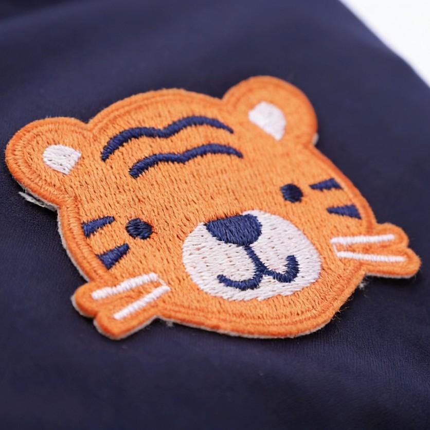 Cartoon Animal Head Embroidery Patches for Kids' Clothes and Bags