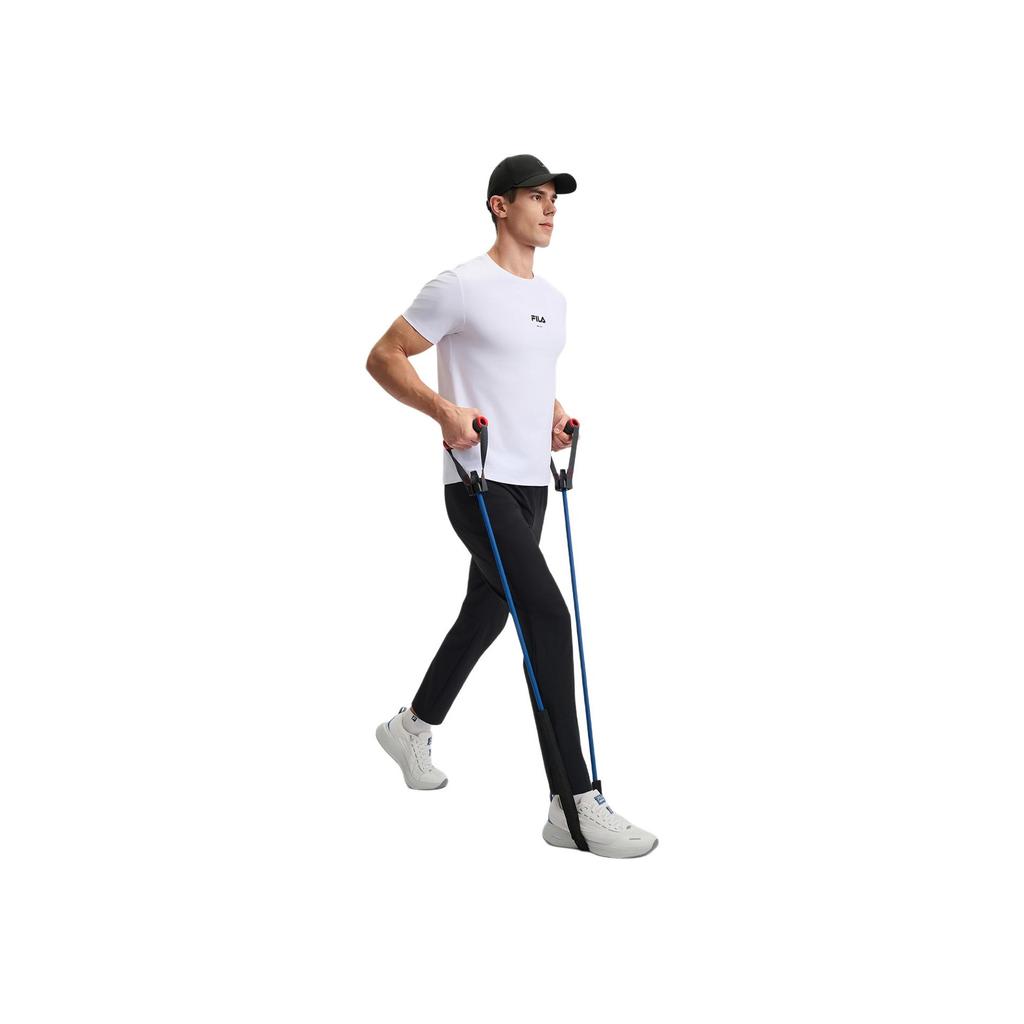 New FILA AthleticsFitness SS25 T Shirt Men's Bright White WT A11M521109F-WT