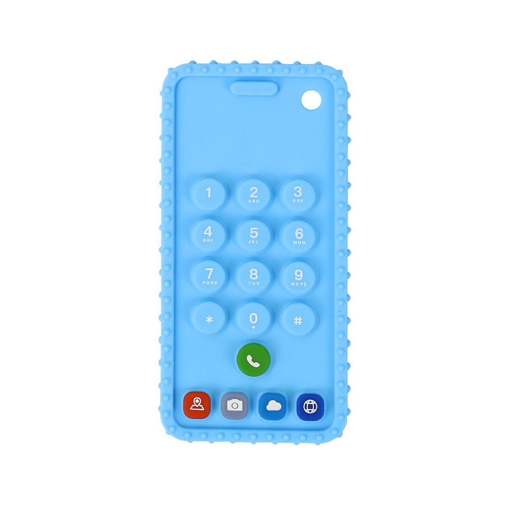 Silicone Teether Remote Control Toy for Babies 6+ Months