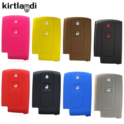Funda de Silicona para Llave Soporte Carcasa Cubierta Para Toyota Corolla Verso Prius Gen2 Modelo Antiguo Mando a Distancia Fob Accesorios de Protección Sin Llave