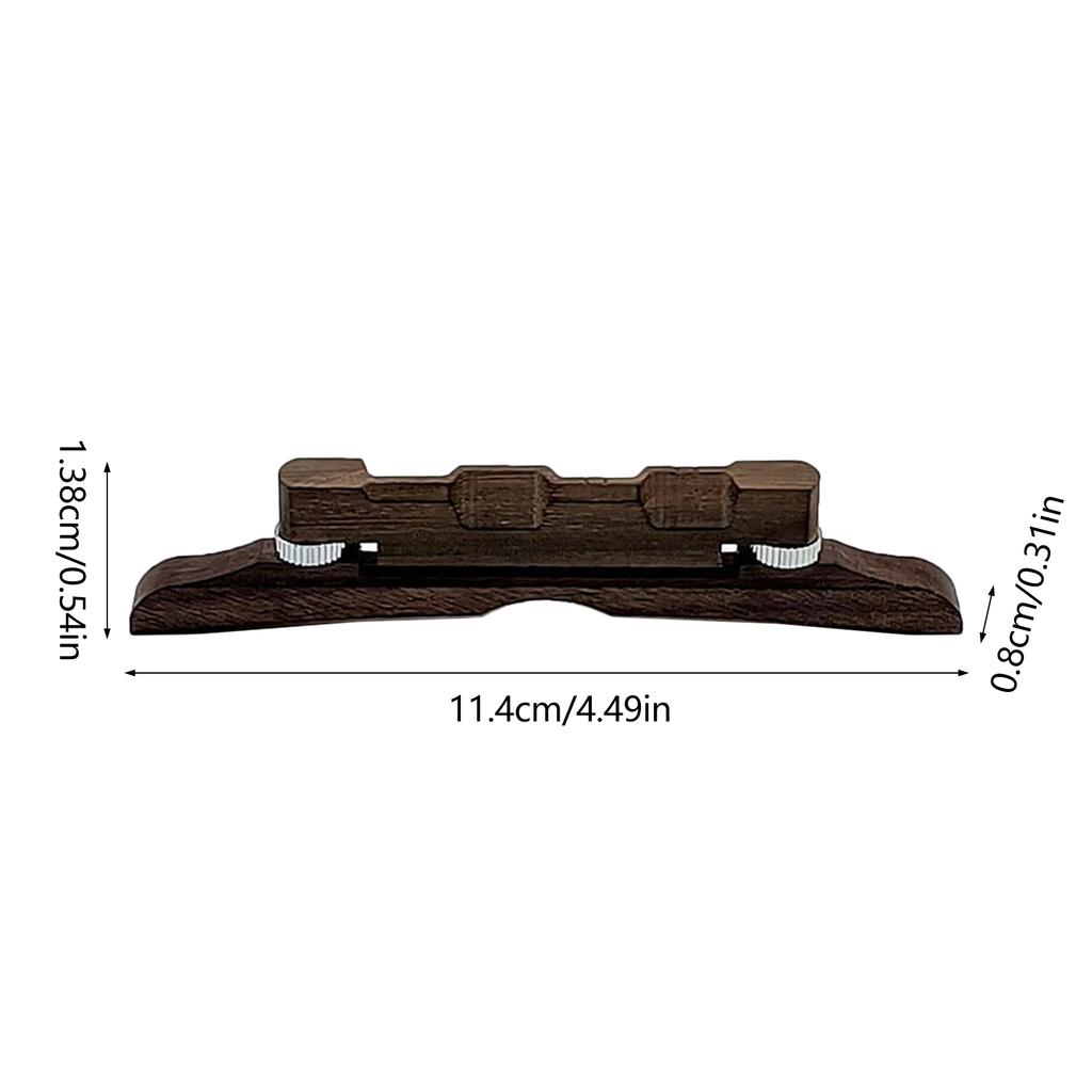 Rosewood Mandolin Bridge Mandolin Bridge Wood Tremolo Bridge Classic Guitar Rosewood Mandolin Bridge Replacement Parts