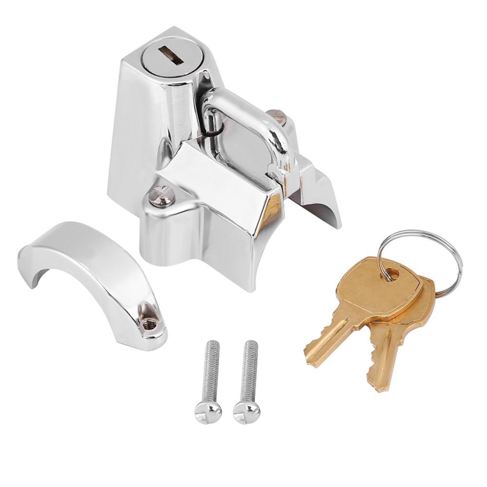 Stainless steel Helmet Lock Hook Silver Motorcycle Helmet Lock Helmet Anti Theft Setup
