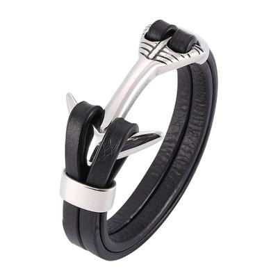 Anchor Multilayer Men Bracelet Personality Leather Bracelet Rope Bracelet For Fashion Men Gift