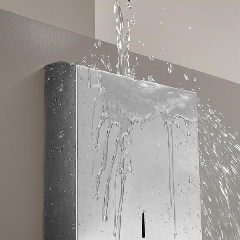Stainless Steel Wall-Mounted Rectangular Paper Towel Dispenser