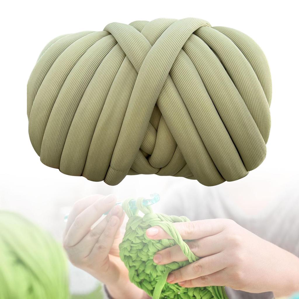 Cotton Polyester Chunky Yarn Bulky Chunky Yarn for Crochet Rug Making DIY