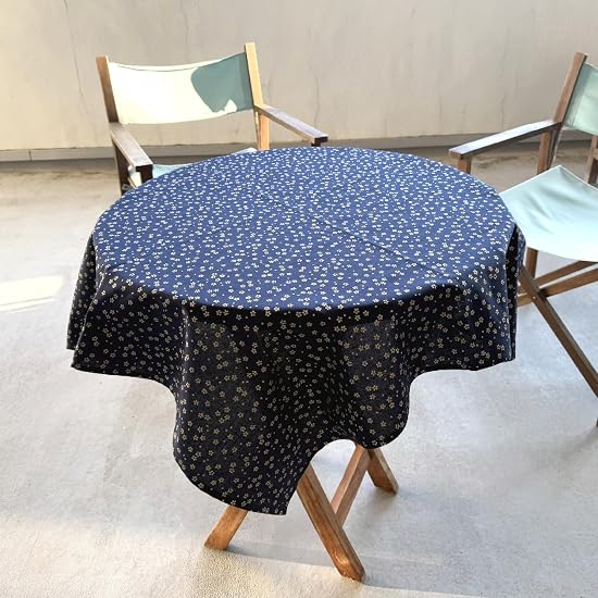 [Mashuru] Gold Cherry Blossom Furoshiki 100cm, Cherry Blossom Pattern, Gold Print, 3-Width, 100% Cot