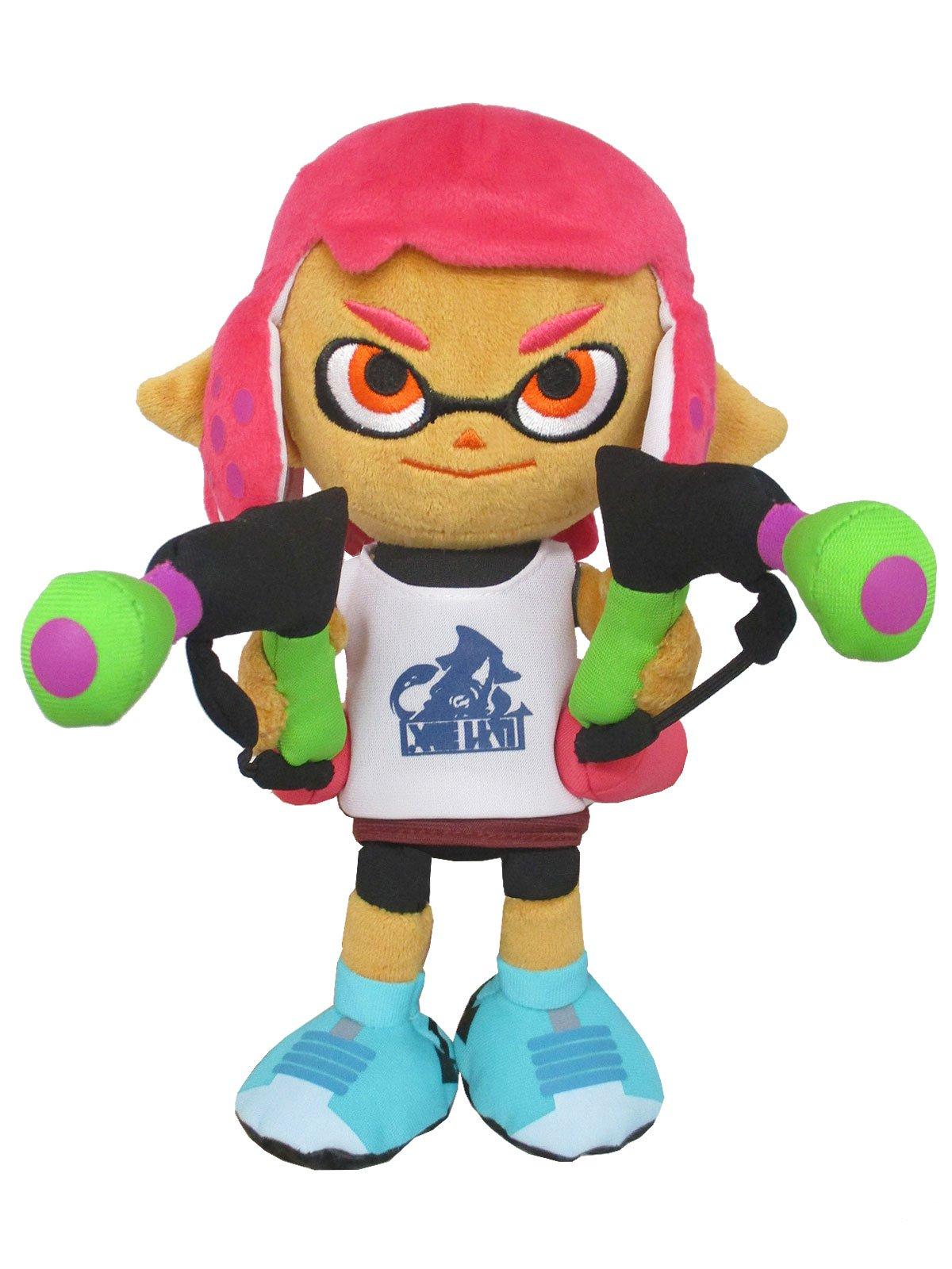 Boeki Splatoon 2 ALL STAR COLLECTION Girl Plush Toy SP26 San-ei (S) W12×D17×H23cm