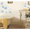 Repositionable Stickers with Soap Bubble Patterns