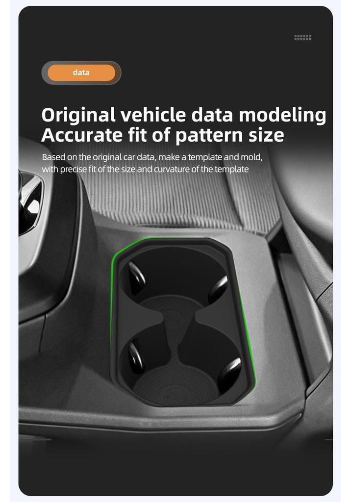 Toyota BZ4X Anti-slip Silicone Cup Holder Mat for 26 Models - Car Console Accessory
