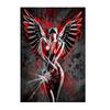 Red Sexy Nude Woman Canvas Print Sensual Angel Poster and Prints Abstract Wall Art Pictures Painting for Bedroom Room Home Decor