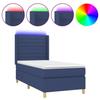 VidaXL Slat Bed Base with Mattress and LED, Upholstered Bed, Single Bed, Adult Bed for Interior Bedroom, 3138939