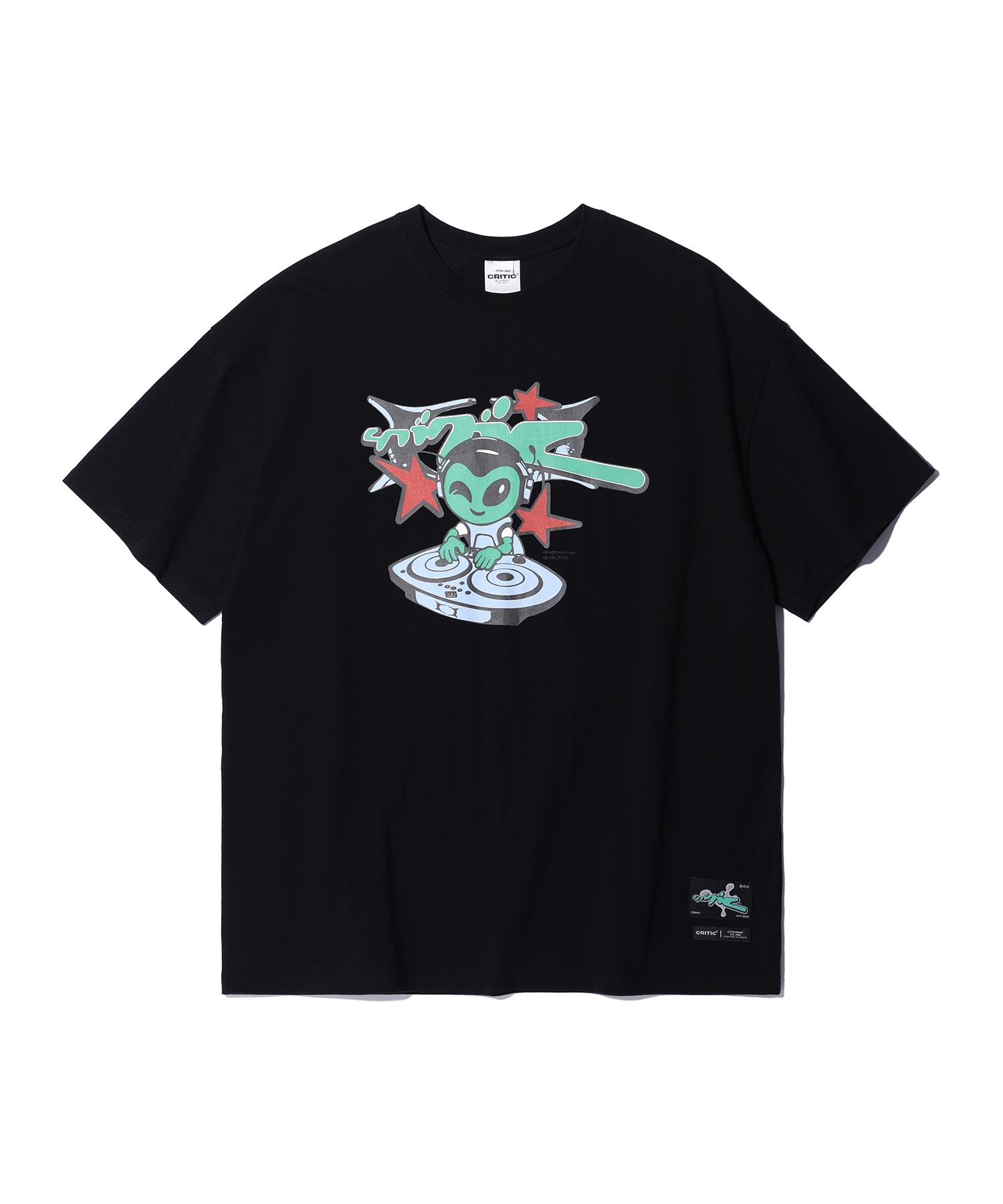 Critic Wormhole Dj Alien T-Shirts Black Black/L