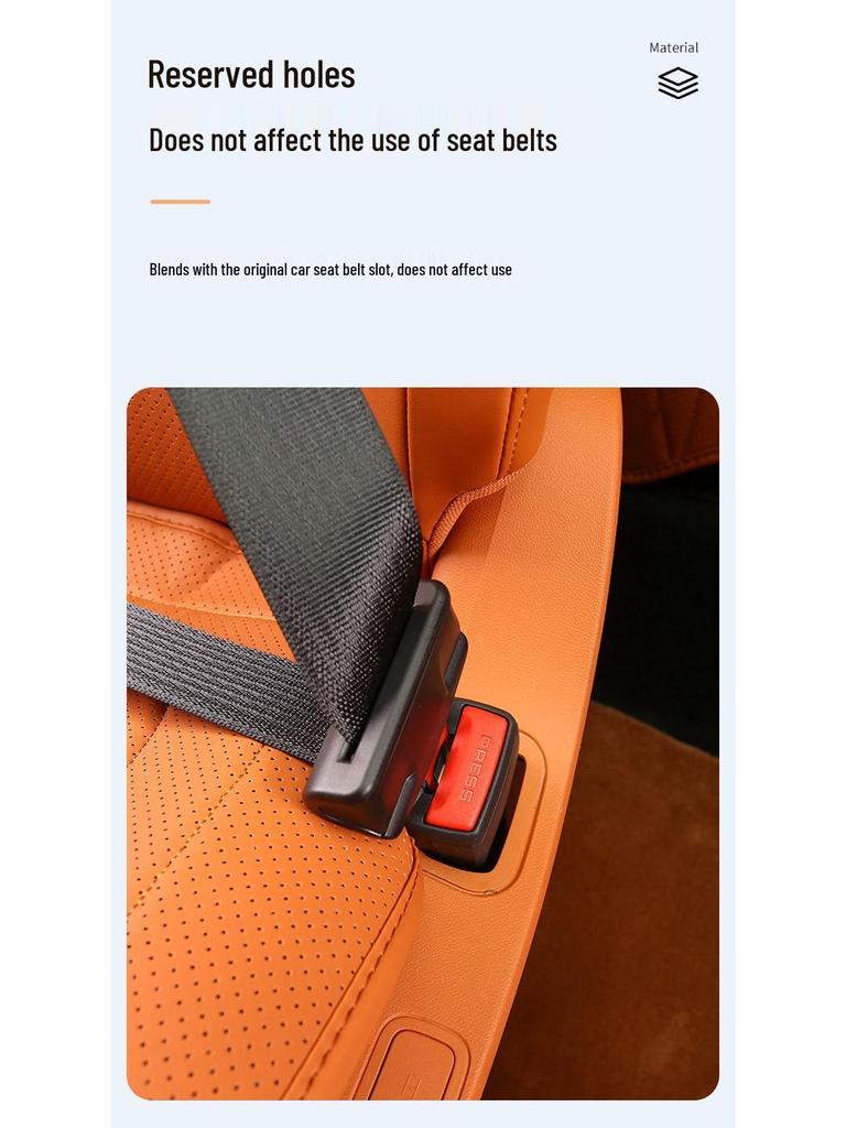 AITO M9 Nappa Leather Car Seat Cushion - Breathable, Ventilated, All-Season Cover