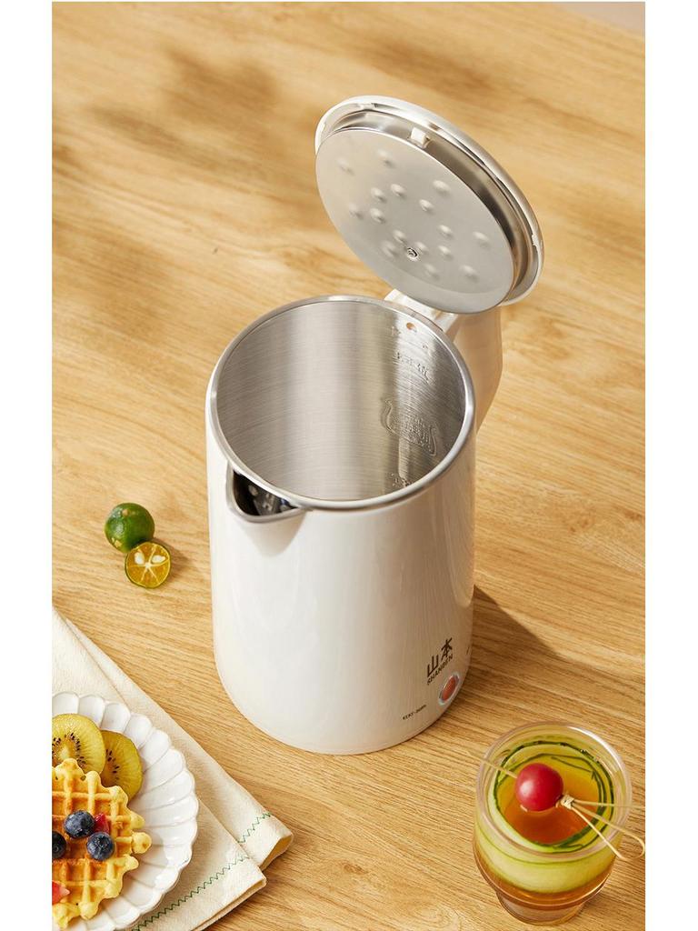 2.5L Smart Electric Kettle with Double Layer, Anti-Scald Design, Automatic Power-Off, and Keep Warm Feature