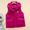 Down Cotton-padded Vest Women's Boutique Autumn and Winter New Vest Short Vest Versatile Jacket