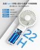 Portable Handheld Fan Latest with Mobile Powerful 22 Hours of Continuous 6 Adjustable 20dB Quiet LED Compact and Foldable Desktop Heatstroke