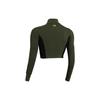 Under Armour Johnson Series Lets Go Color Block Stand Collar Sports Cropped Jacket Women Jackets Green 1380194-390