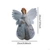 Angel Figurines Treetop 25*20cm Light up Glowing Christmas Tree Topper