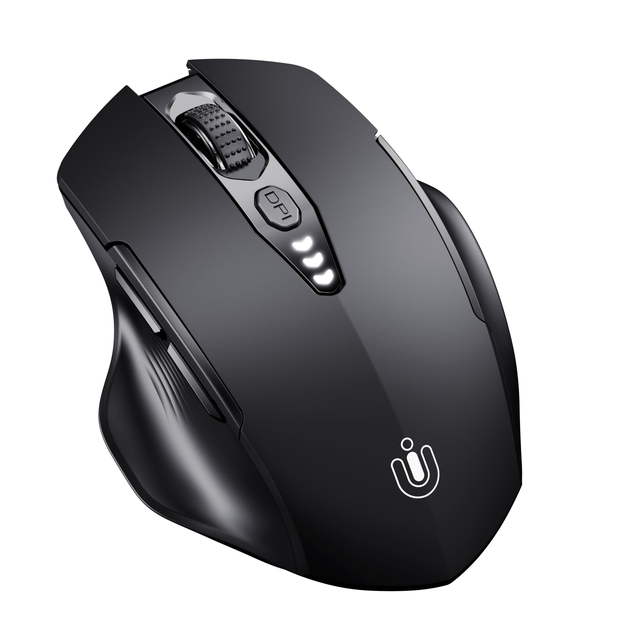 

Bluetooth Mouse, [Upgraded] Multi-Device Wireless Mouse, Visual Life, Tri-Mode (BT 5.04.0 + 2.4G Hz) Rechargeable Ergonomic Mouse with 4-Level DPI