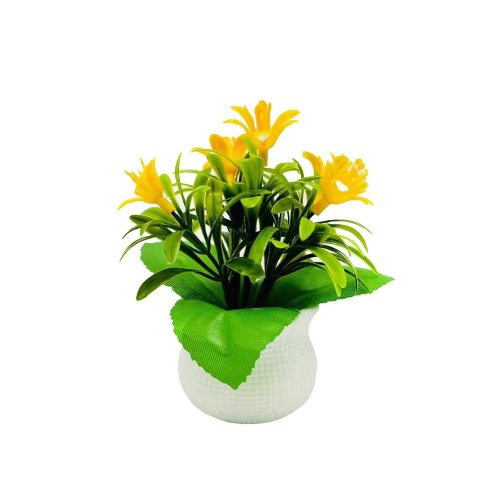 Realistic Orchid Plastic Square Pot Potted Plant For Wedding And Display Hotel