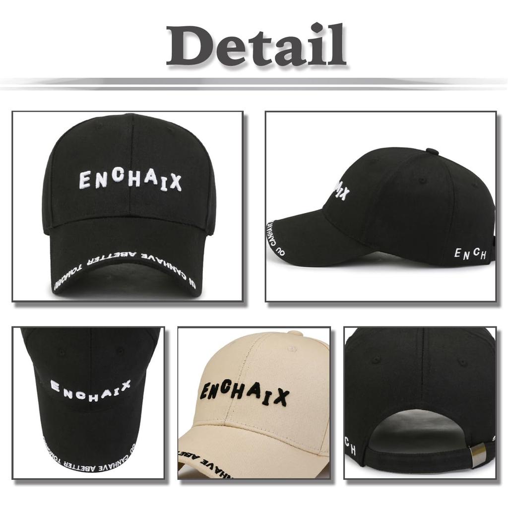 CZA491 [White Fang] Hut, Kappe, Bestickt, Schlicht, Lässig, Outdoor, Street, Herren, Damen, (Schwarz)