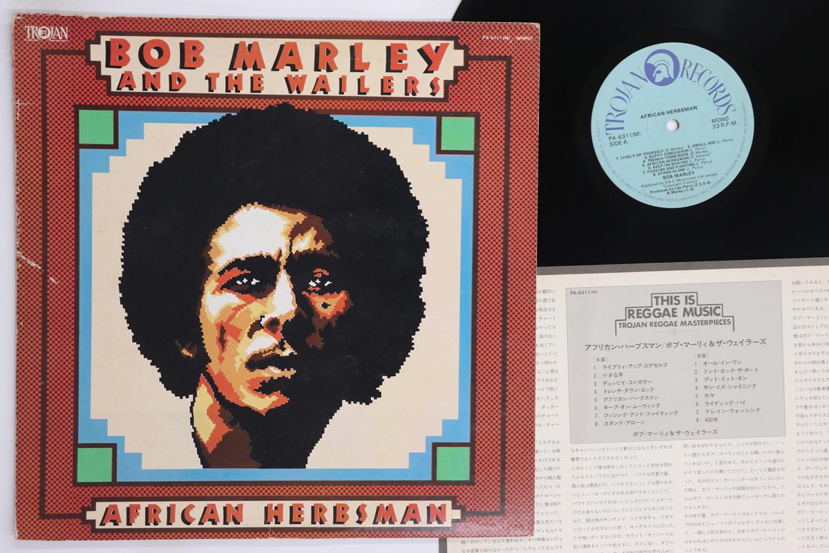 

LP Record BOB MARLEY THE WAILERS African Herbsman PA6311 TROJAN 1978 Japan Reggae Ska Dub Used