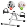 Portable Pedal Exerciser Under Desk Bike Pedal Exerciser Adjustable Resistance Foot Peddler Machine Non Slip for Home Exercise