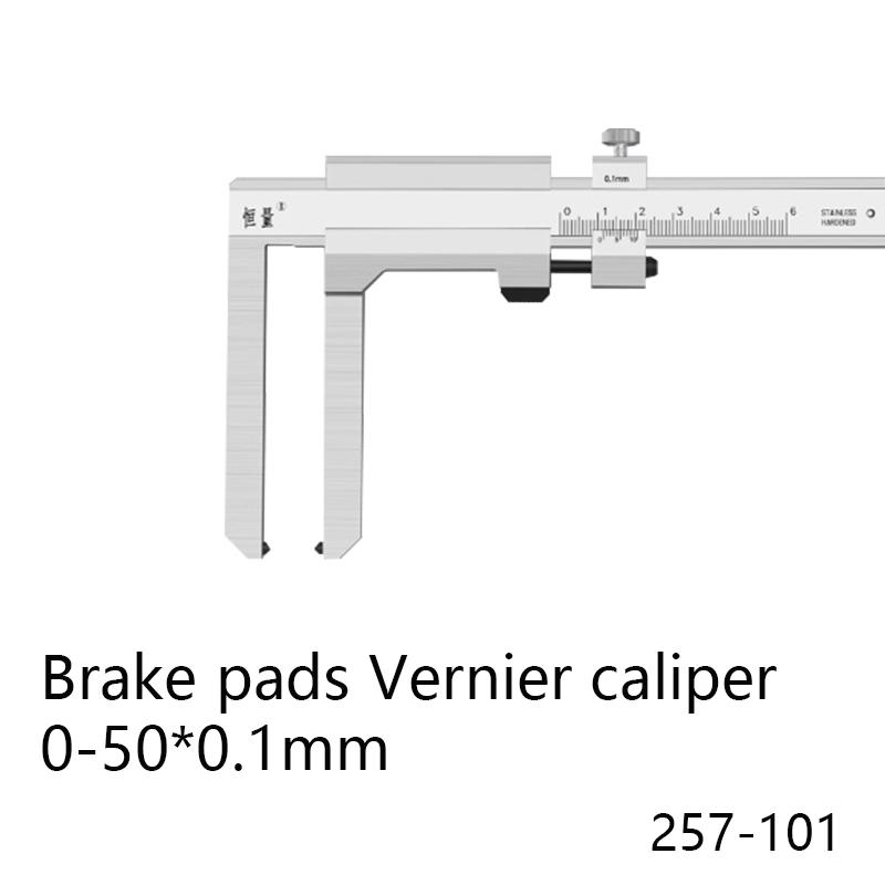 Premium External Groove Tip Digital Caliper Brake Disc Wear Measurement Tool Brake Pad Thickness Measurement Vernier Caliper 0-50mm