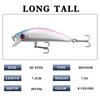 8PCS 7.2cm/7.5g Three Anchor Hook Simulated Sound Bead Fish Bait Sequin Hard Bait