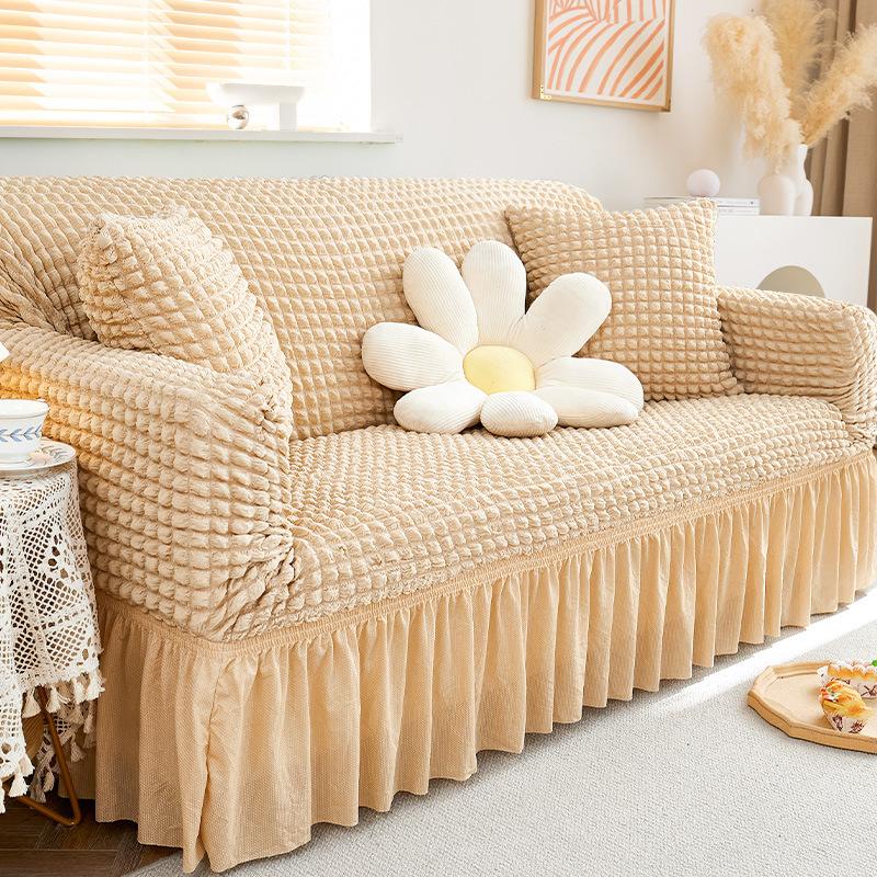 Seersucker Sofabezug All-Inclusive Universal Universal Stretch Sofabezug Bezugsstoff