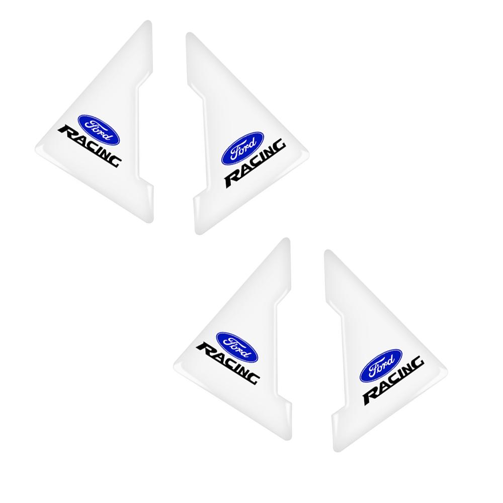 Car Door Anti-Collision Scratch Strip Rearview Mirror Stickers For Ford Ecosport Fiesta S-MAX MK Fusion Racing Focus Mondeo Kuga