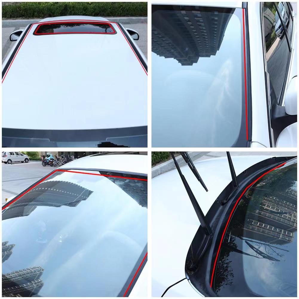 Autodichtungen Randdichtstreifen Gummi Autodach Windschutzscheibe Autodichtmittel Schutzstreifen Fensterdichtungen Geräuschisolierung Schalldicht