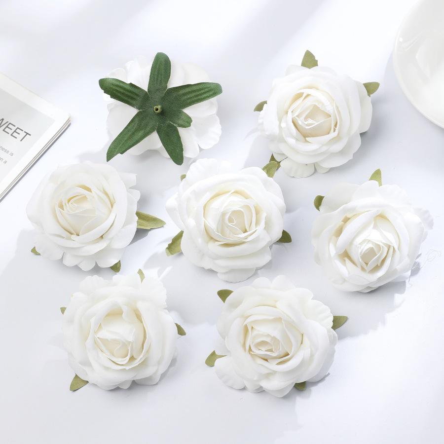 Premium Velvet Artificial Rose Heads for DIY Brooches and Clothing Accessories