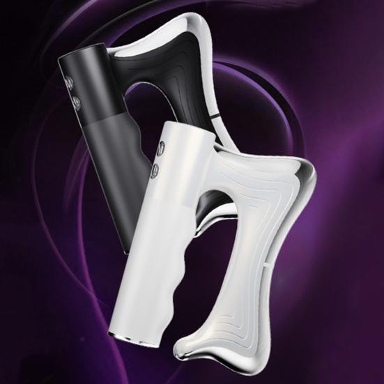 Electric Muscle Scraping Tool with 3 Modes LED Display Vibration Massage Scraper for Deep Tissue Relaxation Fast Charging Muscle Tension Relief Device